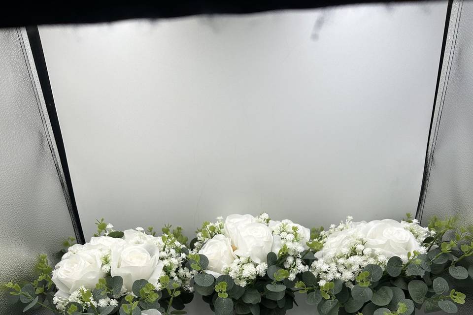 White florals package