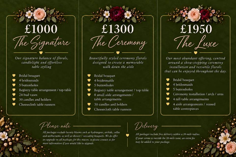 Wedding Packages