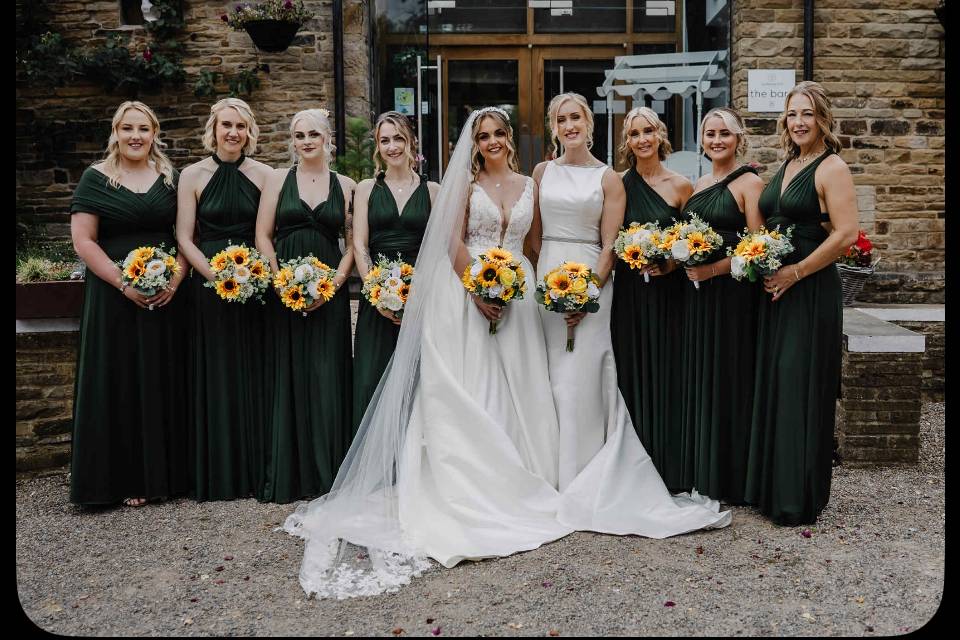 Sunflower bouquets