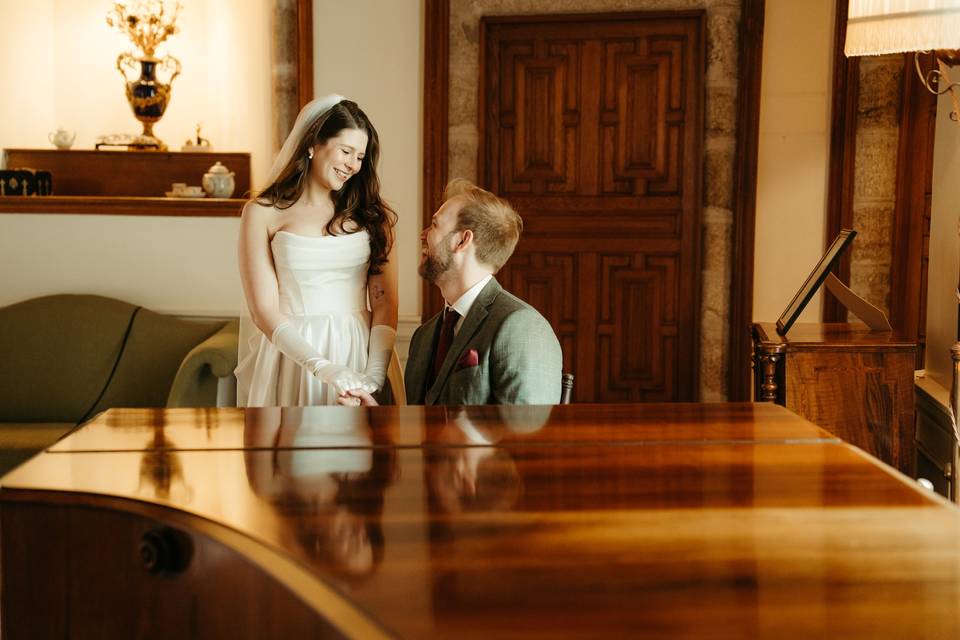 Scottish Castle Elopement