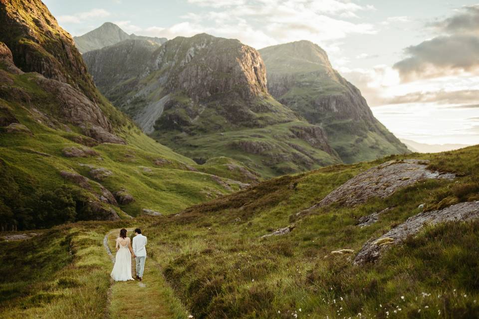Wedding at Glencoe, Scotland