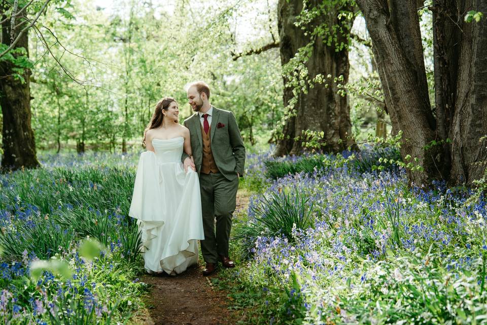 Bluebell Wedding in Scotland
