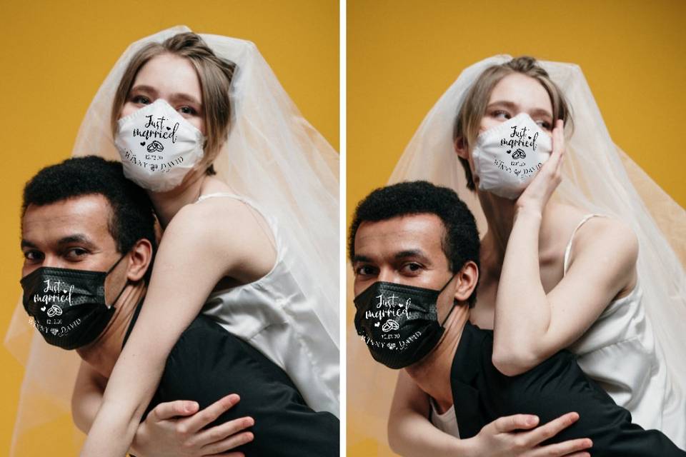 Personalised Wedding Masks