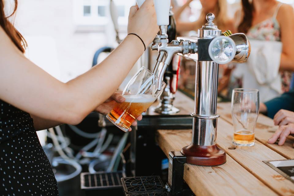 Outdoor bar