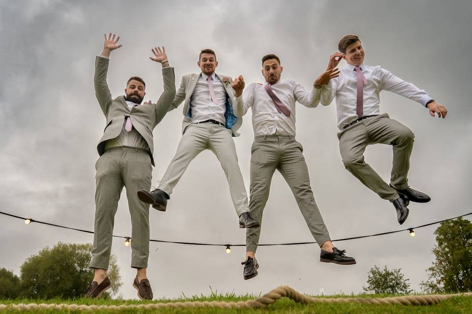 Groomsman Jump