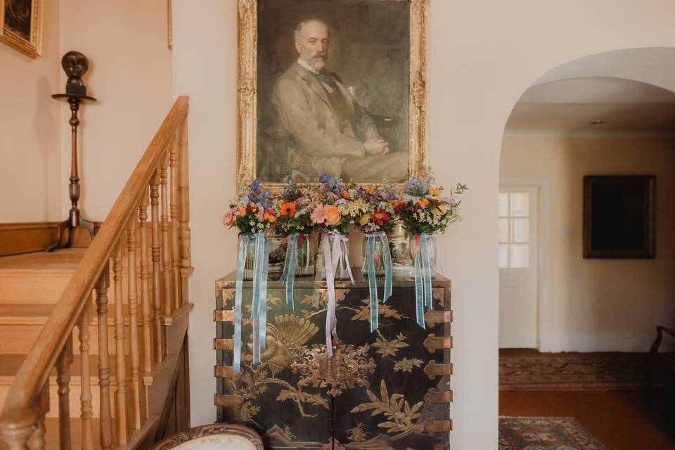 Bouquets at the ready