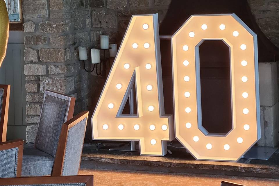 4ft Birthday Numbers