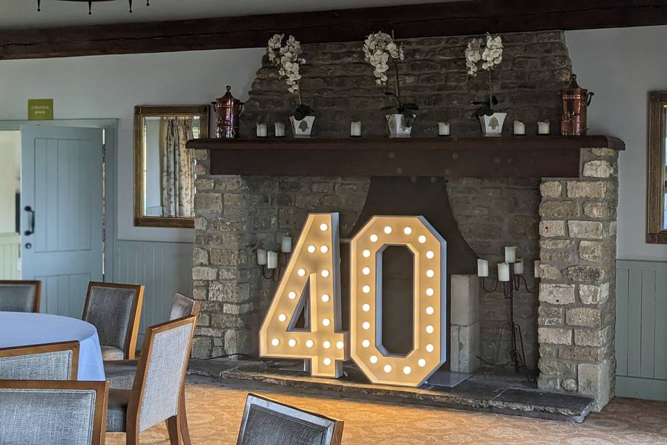 4ft Birthday Numbers