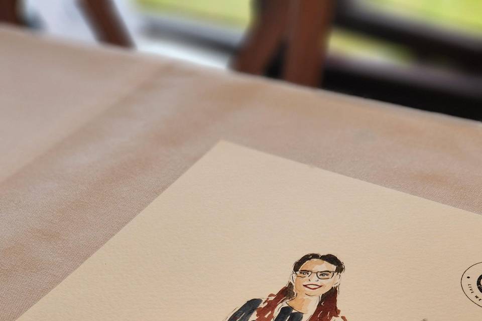 Live guest illustration