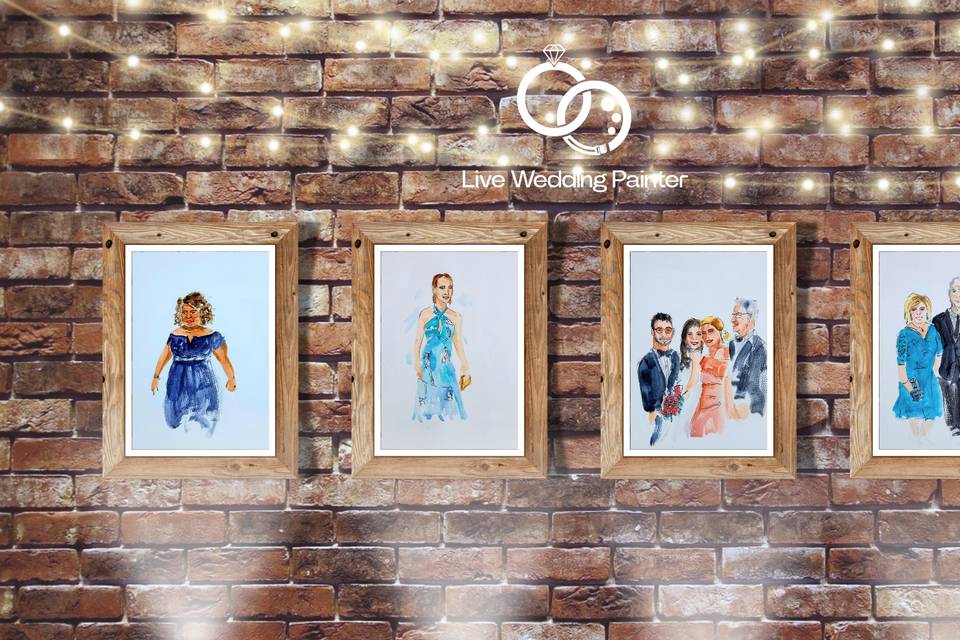 Live Wedding Paintings