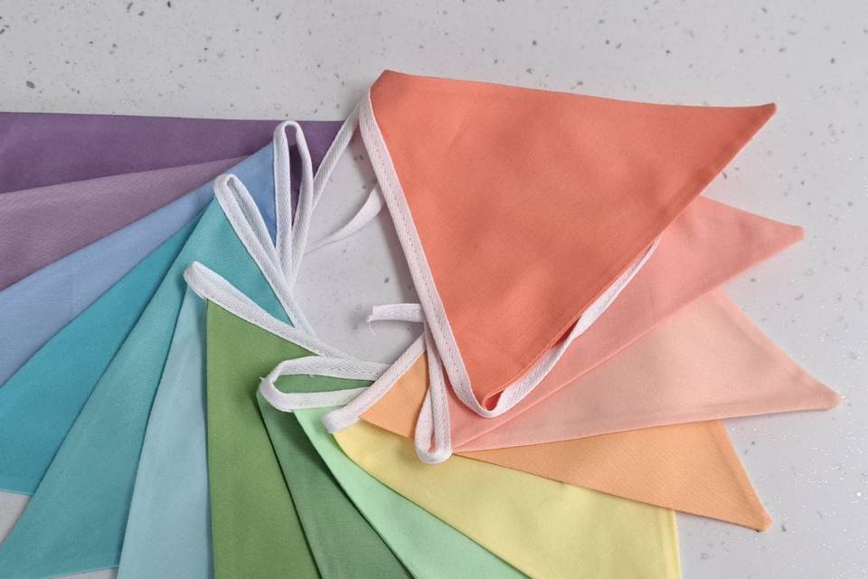 Rainbow Bunting for Hire