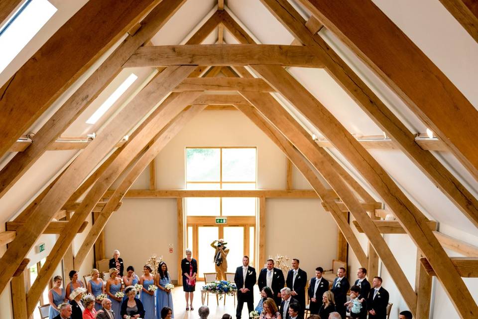 Reception barn