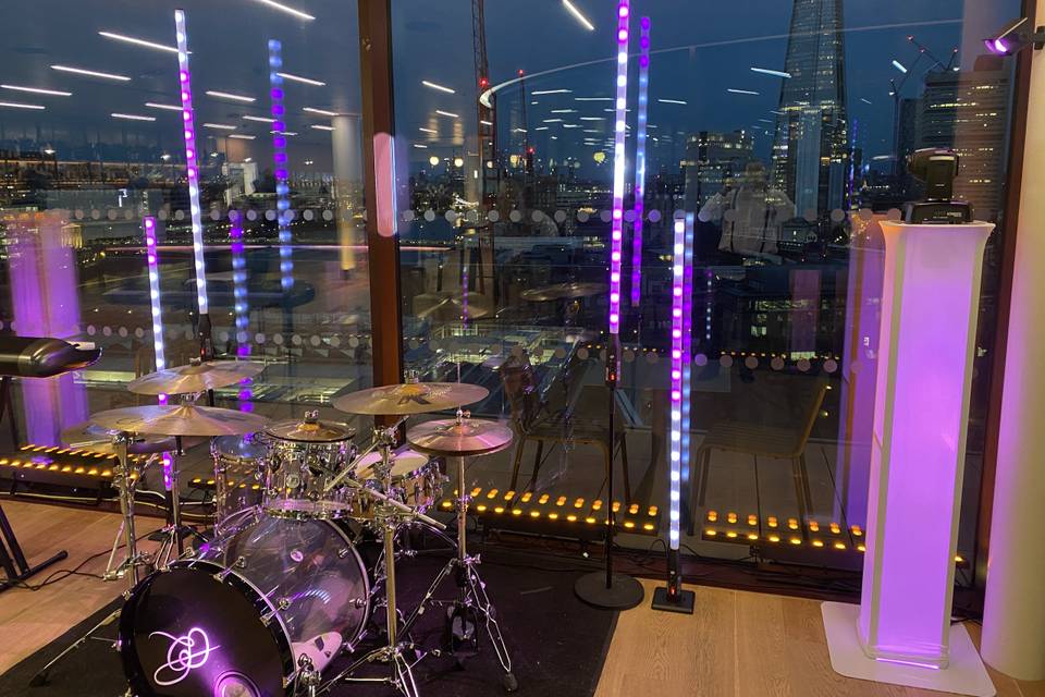 Party Band set up London