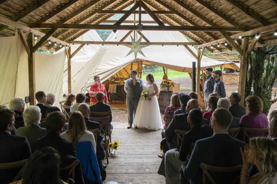 Tipi wedding