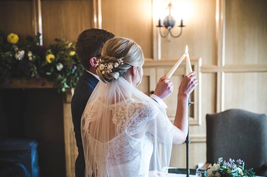 Candle ritual humanist wedding