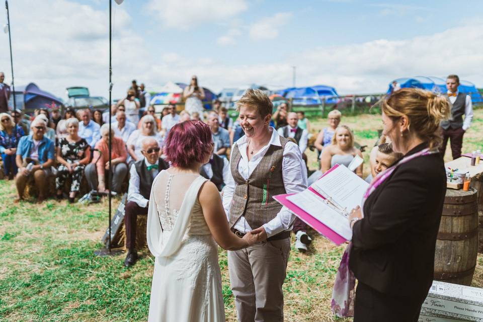 Outdoor wedding Rachael Meyer