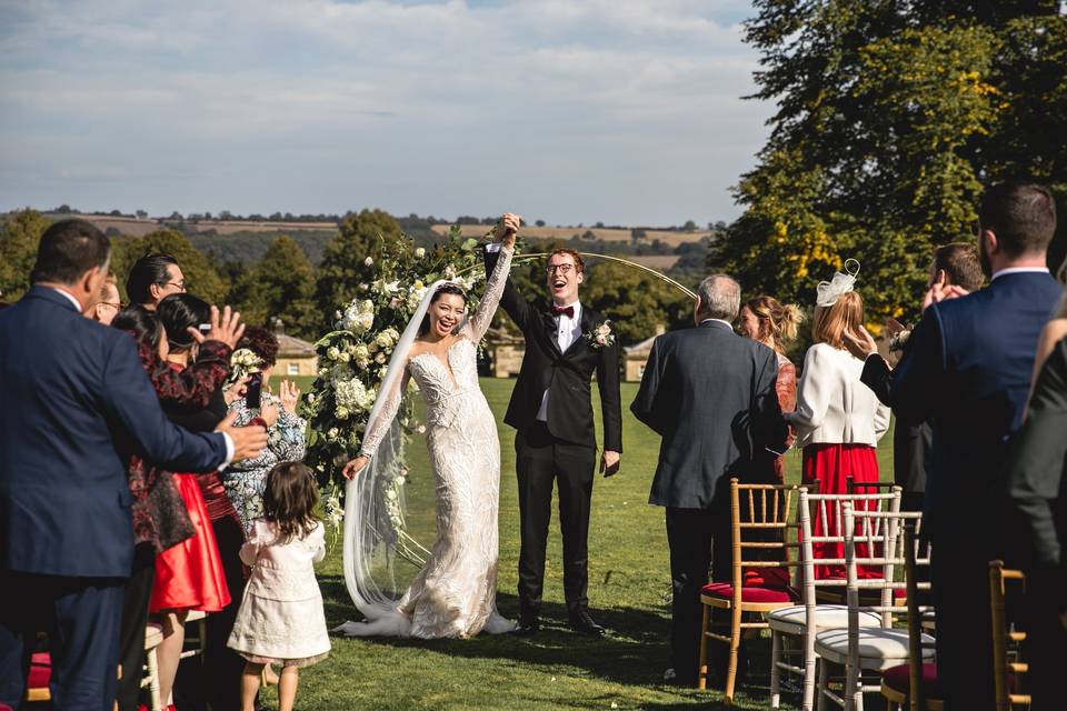 Outdoor wedding with Rachael Meyer