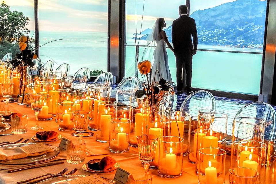 Glowing tablescape