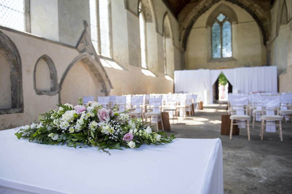 View from the altar