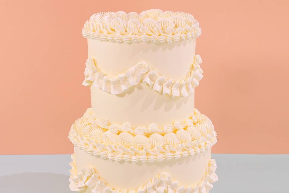 2-Tier Vintage Cake