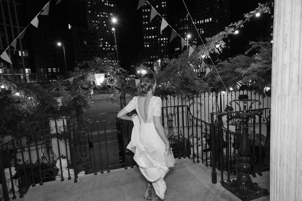 The Statuary Gardens at night