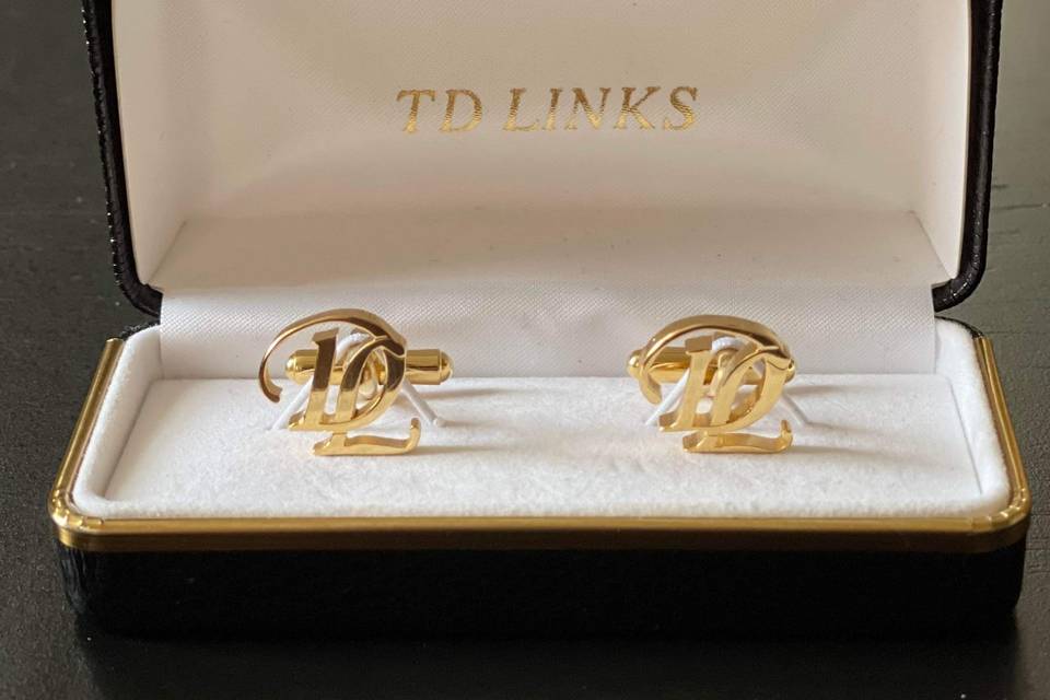 Customised cufflinks