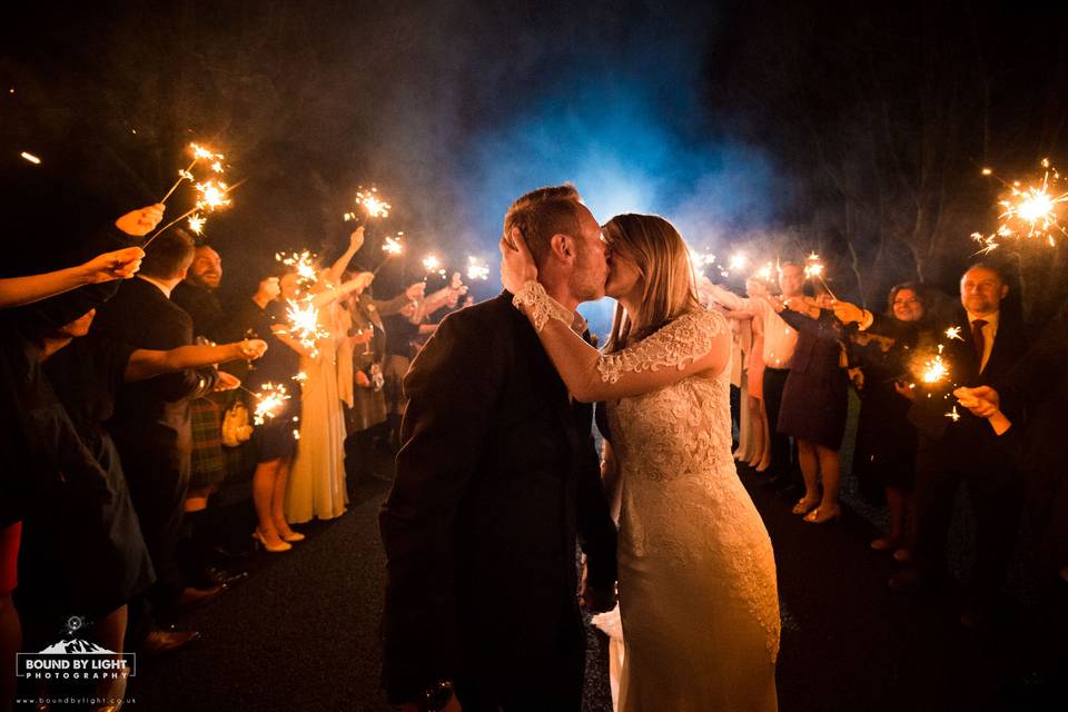 Sparklers & guests