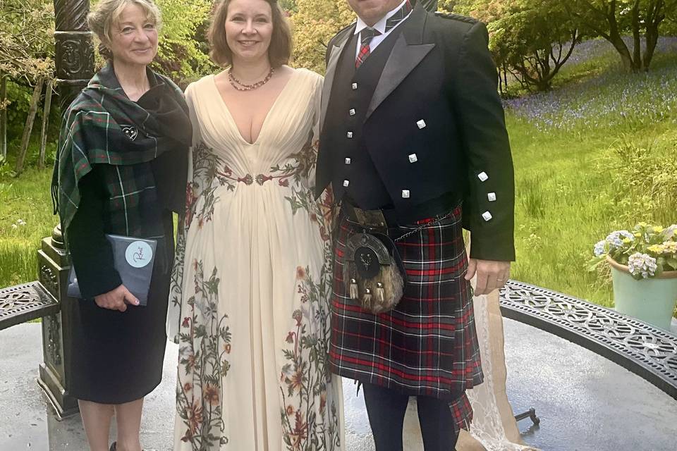 Scottish outdoor ceremony