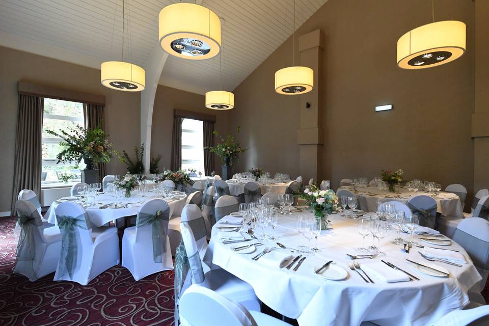 Mulberry suite - Wedding Breakfast - Sedgebrook Hall