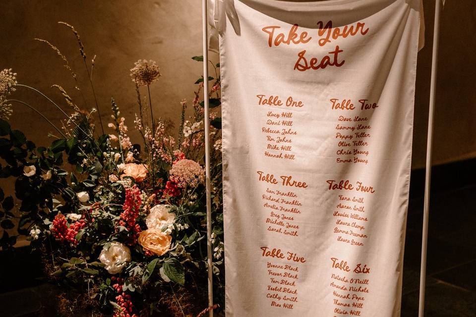 Solaris Fabric Seating Plan