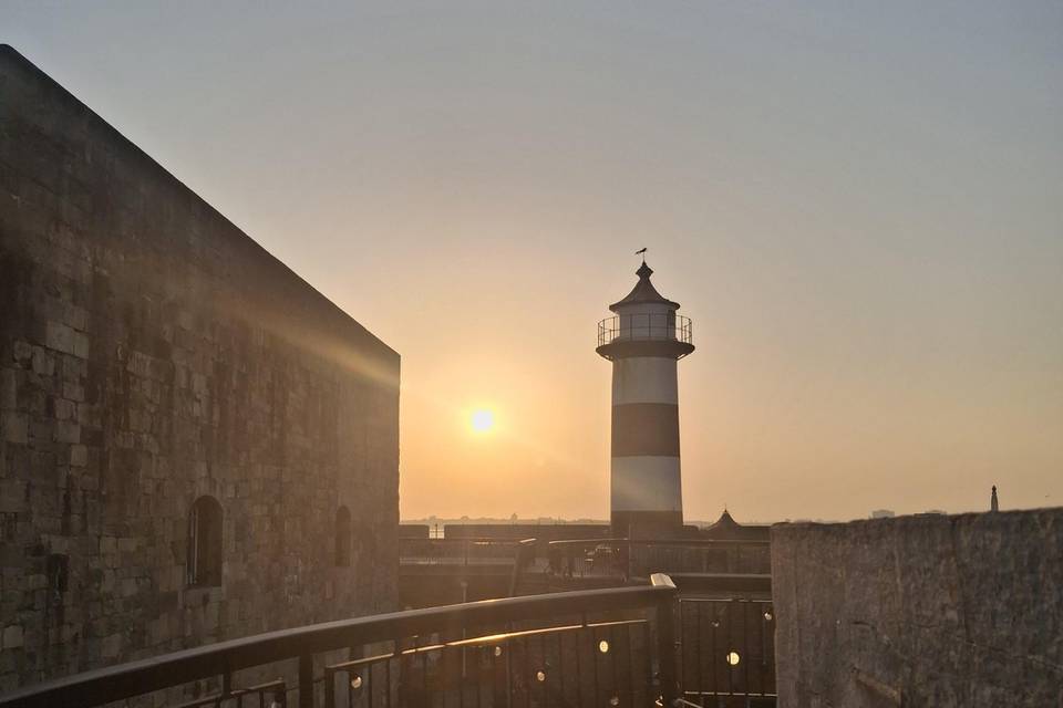 Southsea Castle at sunset