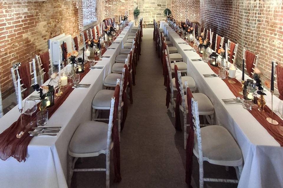 Castle keep intimate reception