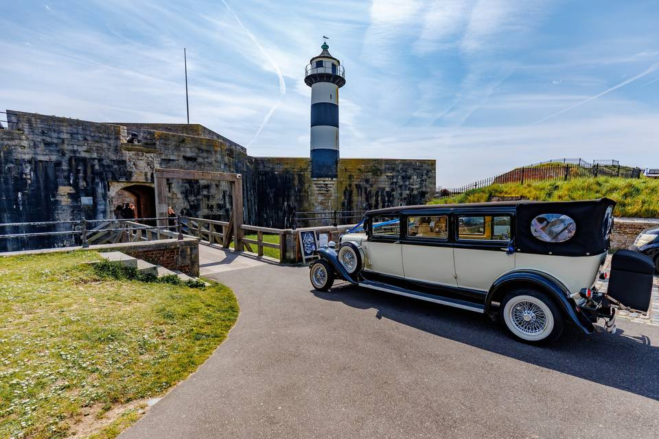 Wedding cars can drive in!