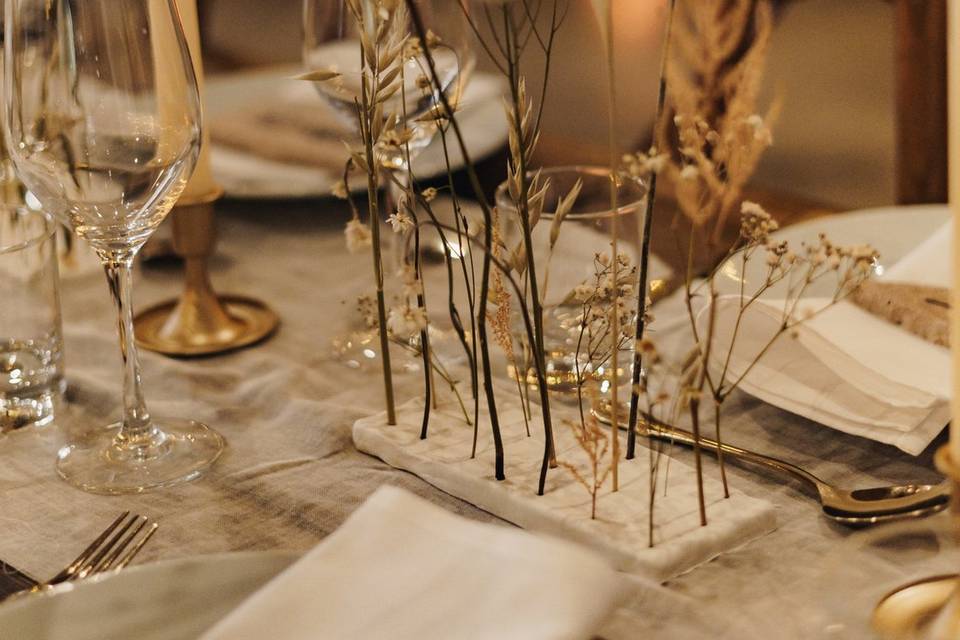 Dried Table Arrangements