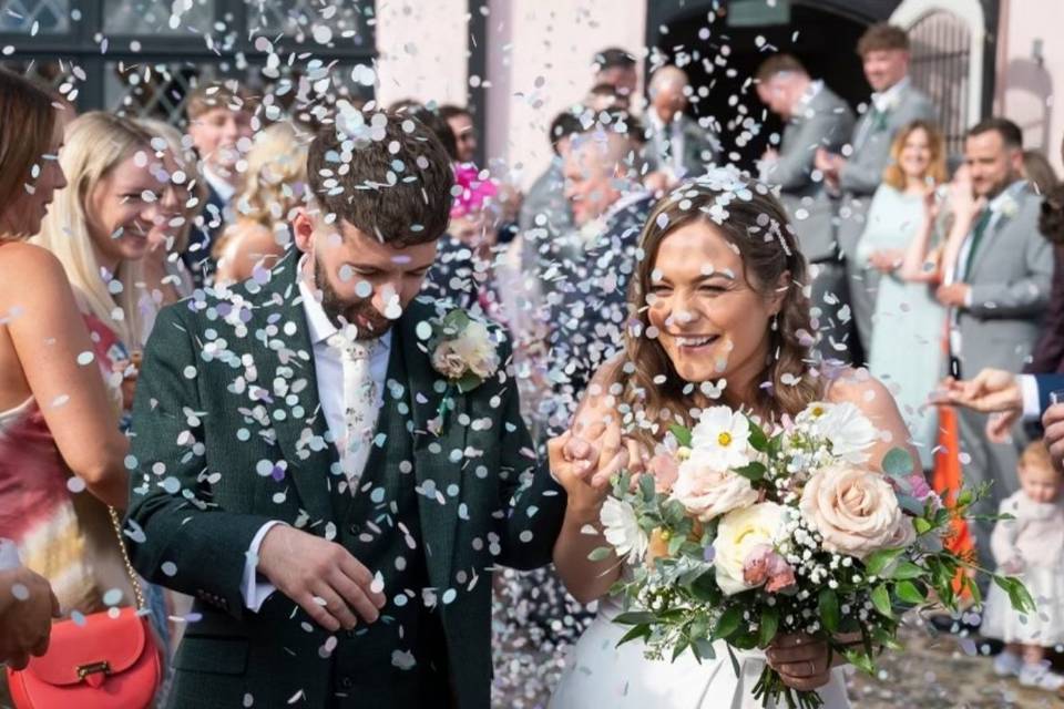 Beautiful Bride and Groom