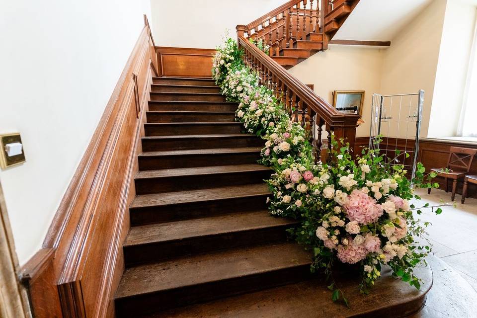 Stairs Decorated Meadow Style