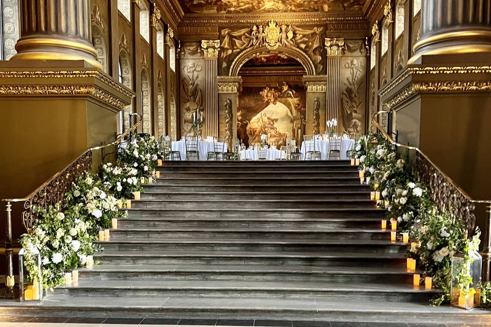 Stairs Floral Arrangement