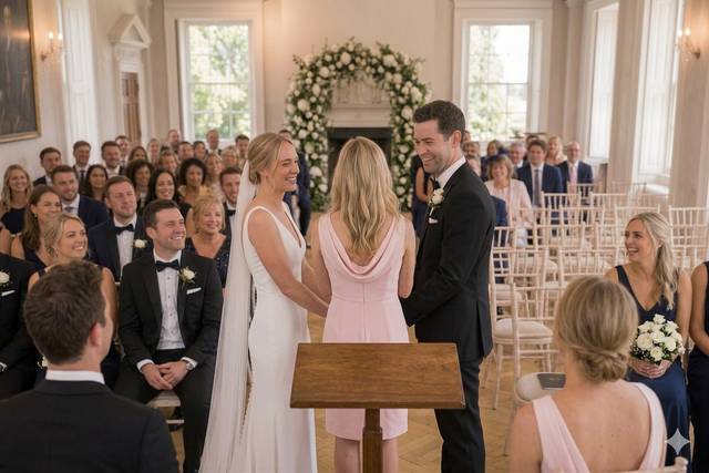 A beautiful formal wedding