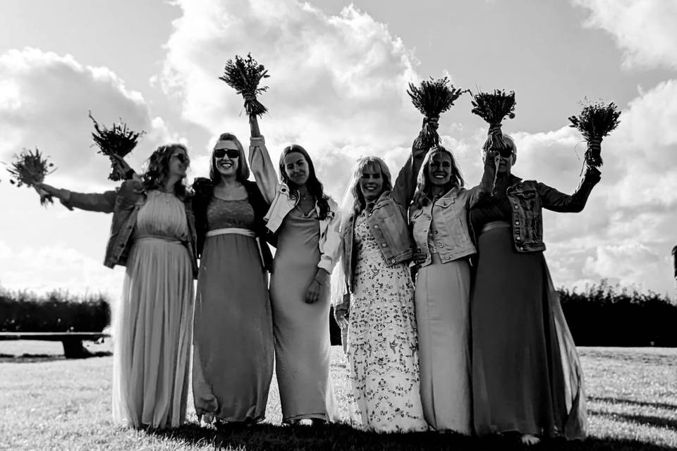 Gorgeous bridesmaids