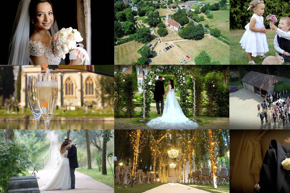 The wedding montage