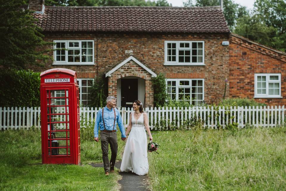 Bride an groom