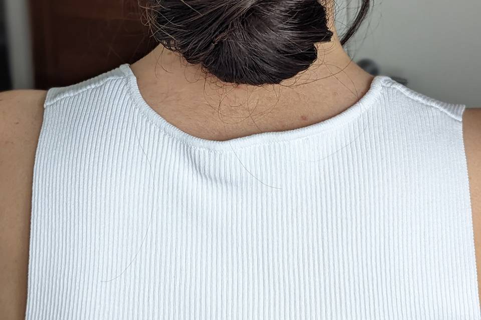 Classic sleek bun