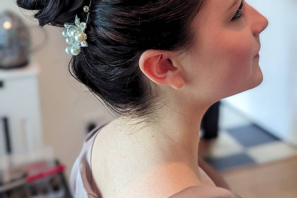 Elegant high updo