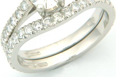 Diamond Fitted Wedding Ring