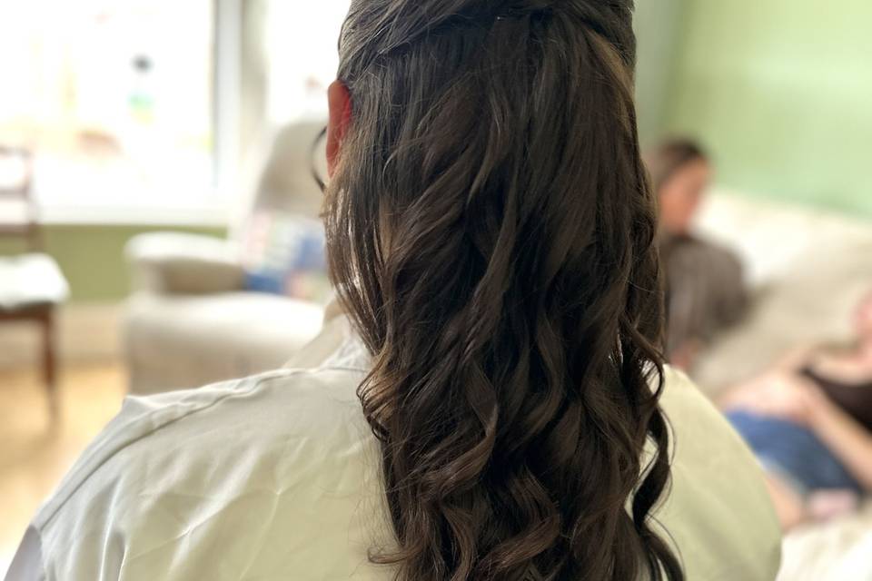 Half up half down