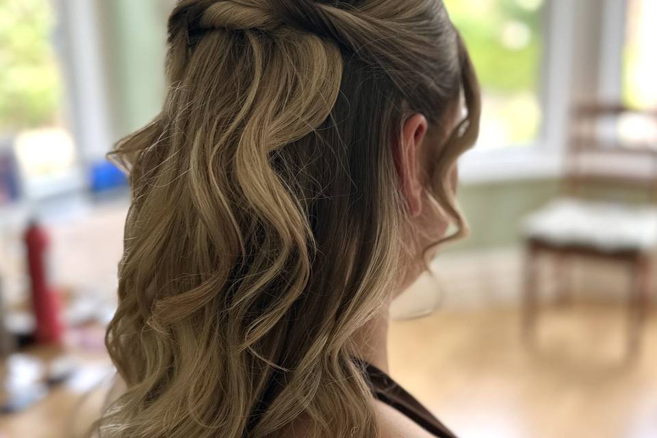 Half up half down