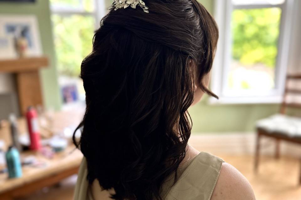 Half up half down