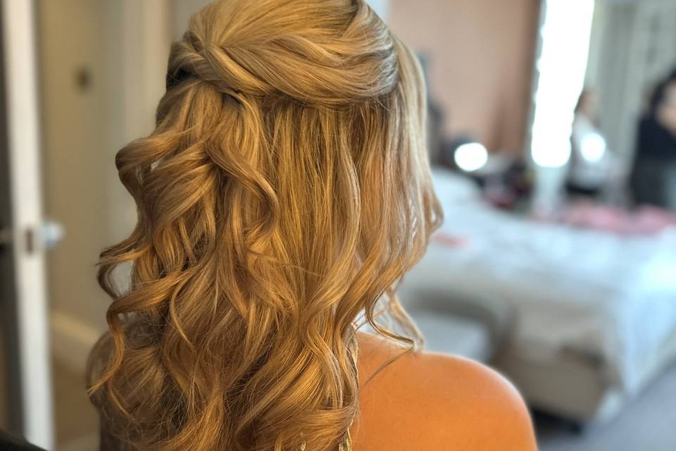 Half up half down