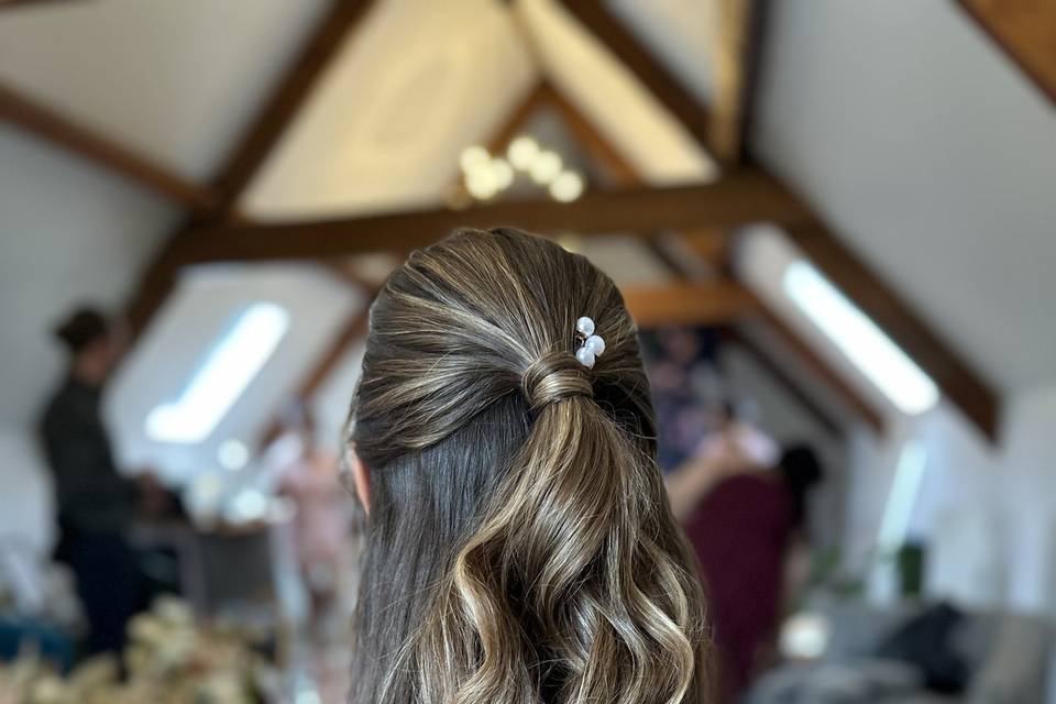 Half up half down
