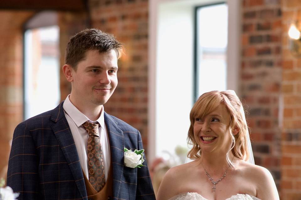 Ceremony smiles